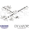 Grohe Grohtherm 2000 Thermostatic Shower Mixer Spares