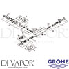 Grohe 34169001 Mixer Spare Tech Diagram