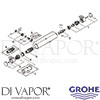 Grohe 34170001 Mixer Spare Tech Diagram