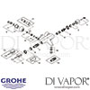 Grohe Grohtherm 2000 Thermostatic Bath Shower Mixer Spares