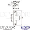Grohe 34178001 Mixer Spare Diagram
