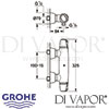 Grohe Grohtherm 3000 Thermostat Shower Mixer Dimensions