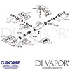 Grohe Grohtherm 3000 Thermostat Shower Mixer Spares
