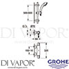 Grohe 34181 Spare Diagram