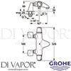 Grohe 34188 Mixer Spare Diagram