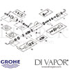 Grohe Grohtherm 2000 Special Thermostatic Shower Mixer Spares