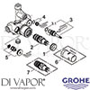 Grohe 34211 Mixer Spare Diagram