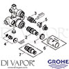 Grohe 34212 Mixer Spare Tech Diagram