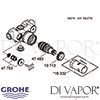 Grohe Grohtherm 3000 Inlet Concealed Thermostatic Shower Spares