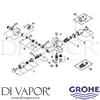 Grohe 34215 Mixer Spare Tech Diagram