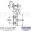 Grohe 34215002 Mixer Spare Diagram