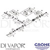 Grohe 34216 Mixer Spare Tech Diagram