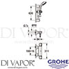 Grohe 34221 Spare Diagram