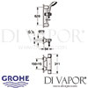 Grohe Grohtherm 2000 Shower Mixer Dimensions