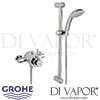 Grohe Avensys Modern Exposed Thermostatic Mixer Shower Spare Parts