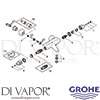 Grohe 34230000 Mixer Spare Tech Diagram