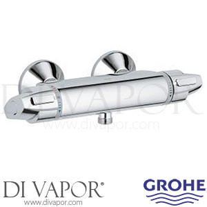 Grohe 34231000 Precision Comfort Thermostatic Bar Shower Mixer (1/2 Inch) Spare Parts