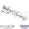 Grohe 34235 Mixer Spare Tech Diagram