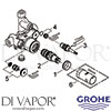 Grohe 34240000 Mixer Spare Tech Diagram