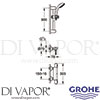 Grohe 34256000 Mixer Spare Diagram