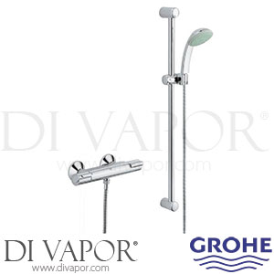 Grohe 34256000 Grohtherm 1000 Thermostatic Shower Mixer (1/2 Inch) Spare Parts