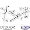 Grohe 34256000 Mixer Spare Tech Diagram
