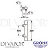 Grohe 34268 Mixer Spare Diagram