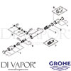 Grohe 34268 Mixer Spare Tech Diagram