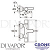 Grohe 34276000 Mixer Spare Diagram