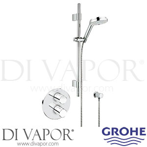Grohe 34278000 Grohtherm 3000 Cosmopolitan Thermostatic Shower Mixer (1/2 Inch) Spare Parts