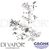 Grohe 34278000 Mixer Spare Tech Diagram