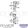 Grohe 34281001 Mixer Spare Diagram