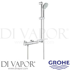 Grohe 34286 Grohtherm 1000 Thermostatic Shower Mixer Spare Parts