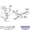 Grohe 34286 Mixer Spare Tech Diagram