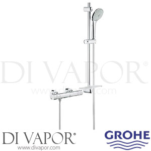 Grohe 34286002 Grohtherm 1000 Cosmopolitan M Thermostatic Shower Set (1/2 Inch) Spare Parts