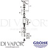 Grohe 34294001 Mixer Spare Diagram