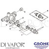 Grohe 34305 Mixer Spare Tech Diagram