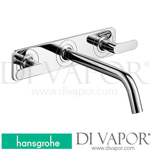 Hansgrohe 34316000 AXOR Citterio M 3-Hole Basin Mixer for Concealed Installation with Spout 226 Mm, Lever Handles and Plate Wall-Mounted 01/08 - 12/09 Spare Parts