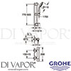 Grohe 34321 Mixer Spare Diagram