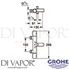 Grohe 34323002 Mixer Spare Diagram