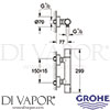 Grohe 34333000 Mixer Spare Diagram