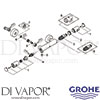 Grohe 34333000 Mixer Spare Tech Diagram