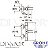 Grohe 34337000 Mixer Spare Diagram