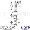 Grohe 34339000 Spare Diagram