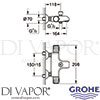 Grohe 34357000 Mixer Spare Diagram