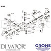 Grohe 34357000 Mixer Spare Tech Diagram
