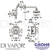 Grohe 34399000 Spare Diagram