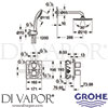 Grohe 34408000 Spare Diagram