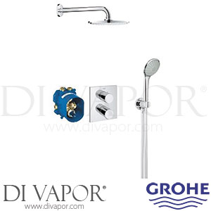 Grohe 34408000 Grohtherm 3000 Cosmopolitan Perfect Shower Set with Rainshower 210 Spare Parts