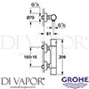 Grohe 34430000 Mixer Spare Diagram